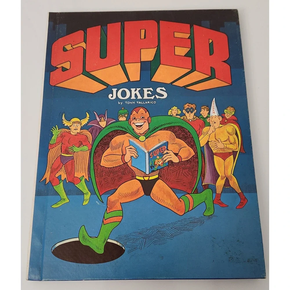 Super Jokes by Tony Tallarico 1980 Comic Book Vintage Kids Humor Collectible